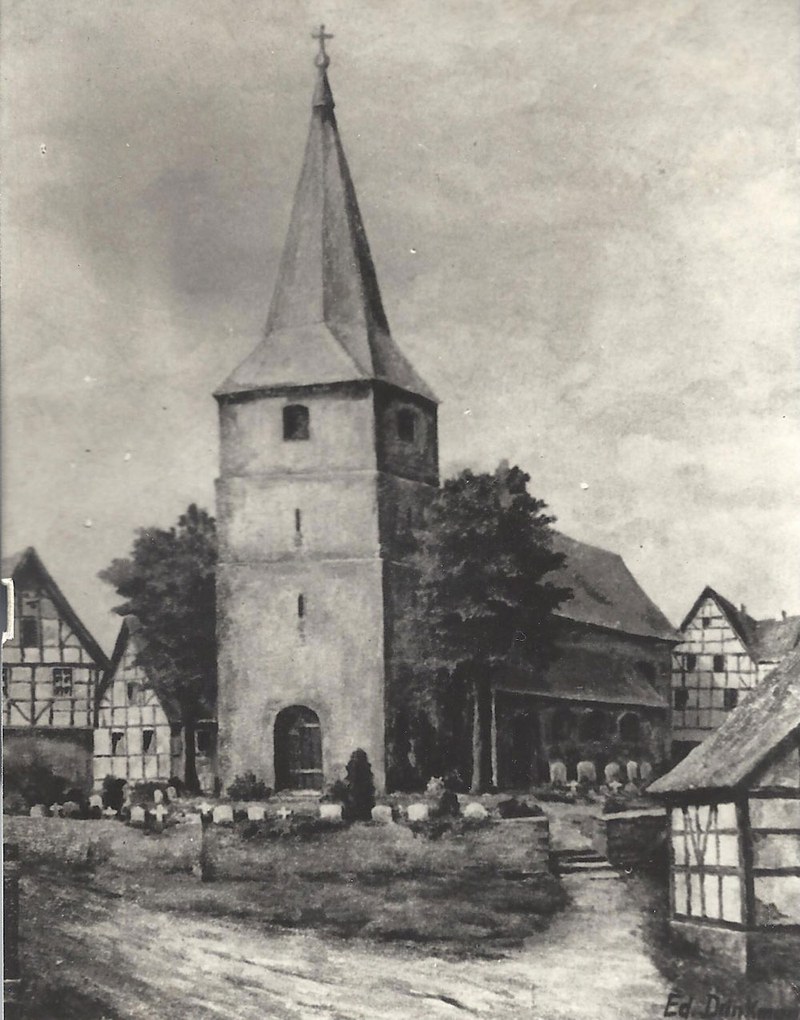 Alte Kirche mit Friedhof 